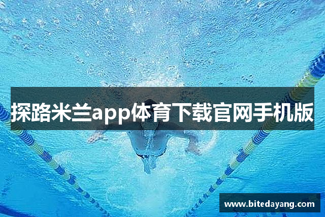 探路米兰app体育下载官网手机版